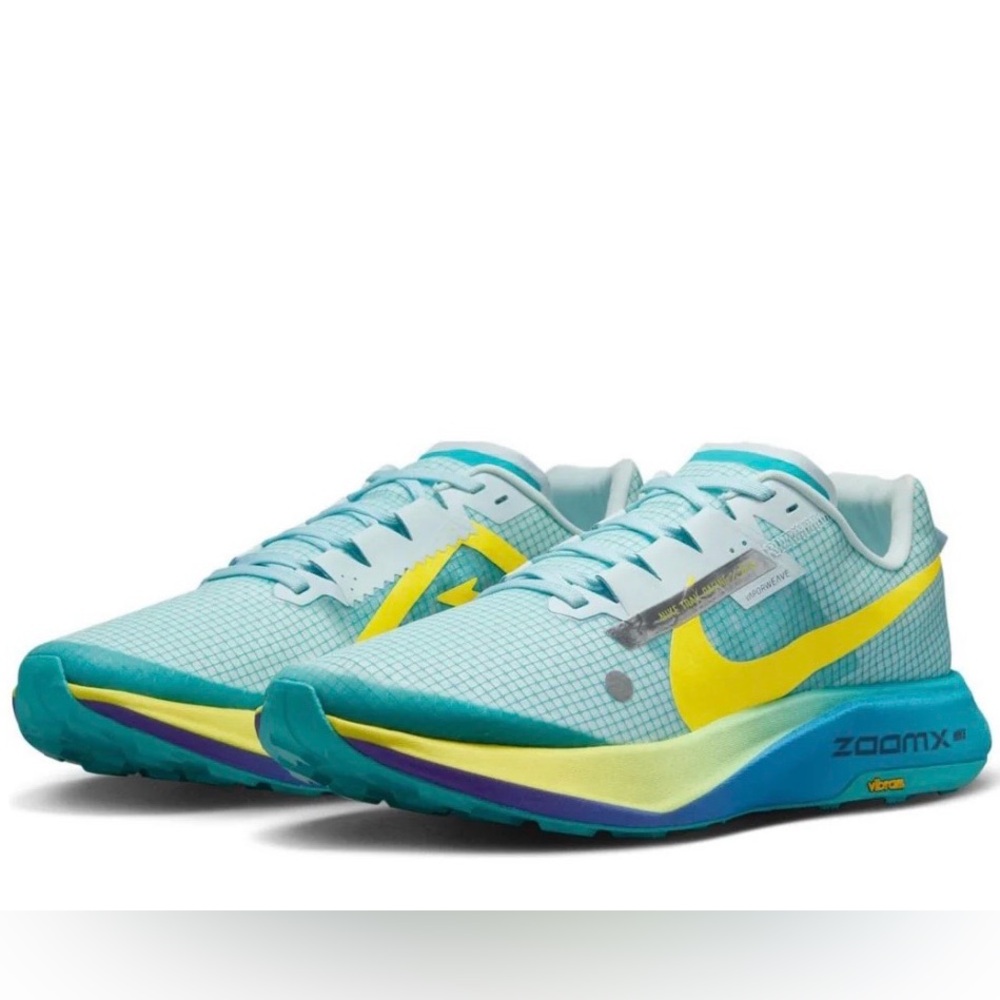 Nike ZoomX 🔥 Ultrafly Trail Blue Green Yellow DX1978-301 Men's 9.5 12.5 Shoes - Picture 4 of 9